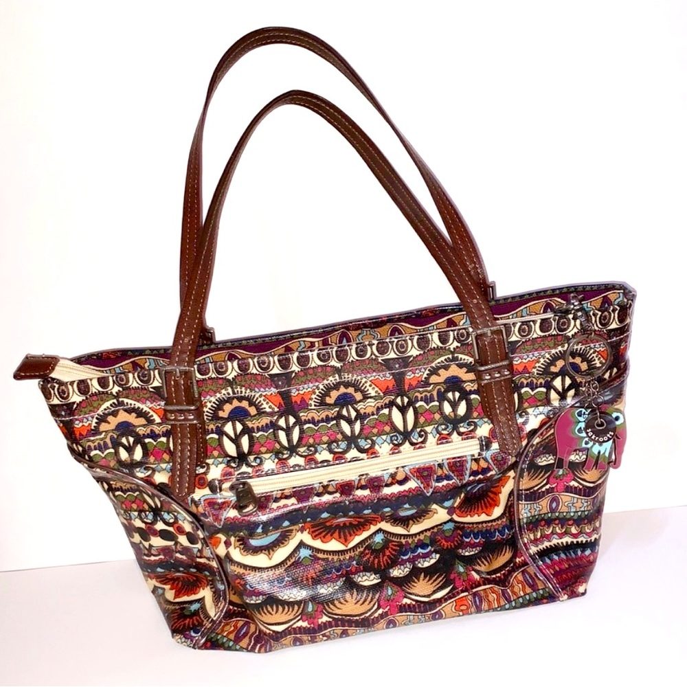 The Sak Elephant Boho Aztec Satchel